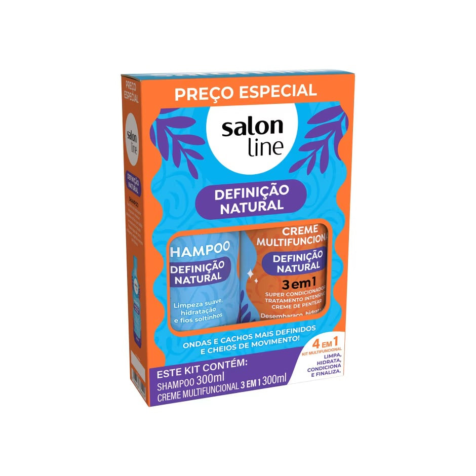 Kit Salon Line Definición Natural 2 Piezas