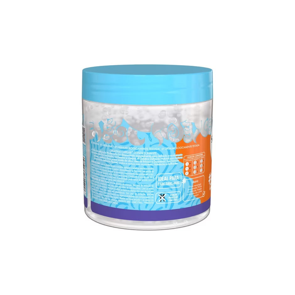 Gelatina #todecacho Definição Natural 550g