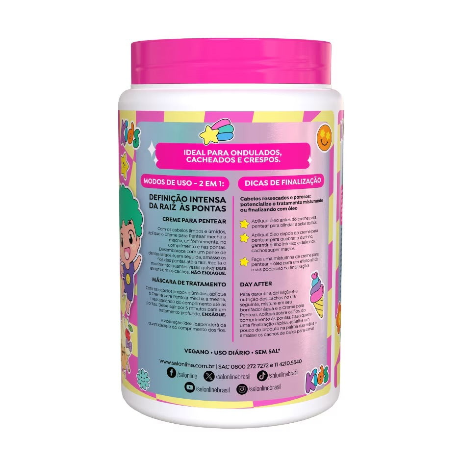 Crema para Peinar Kids Vanilla Vibes! 1kg