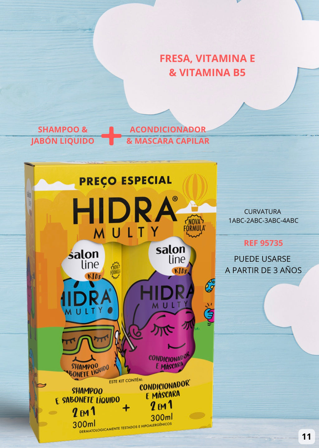 Kit Hidra Multy Kids Salon Line Piezas
