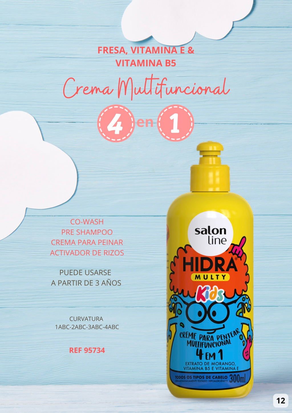 Crema Multifuncional Hidra Multy Kids Salon Line 300ml