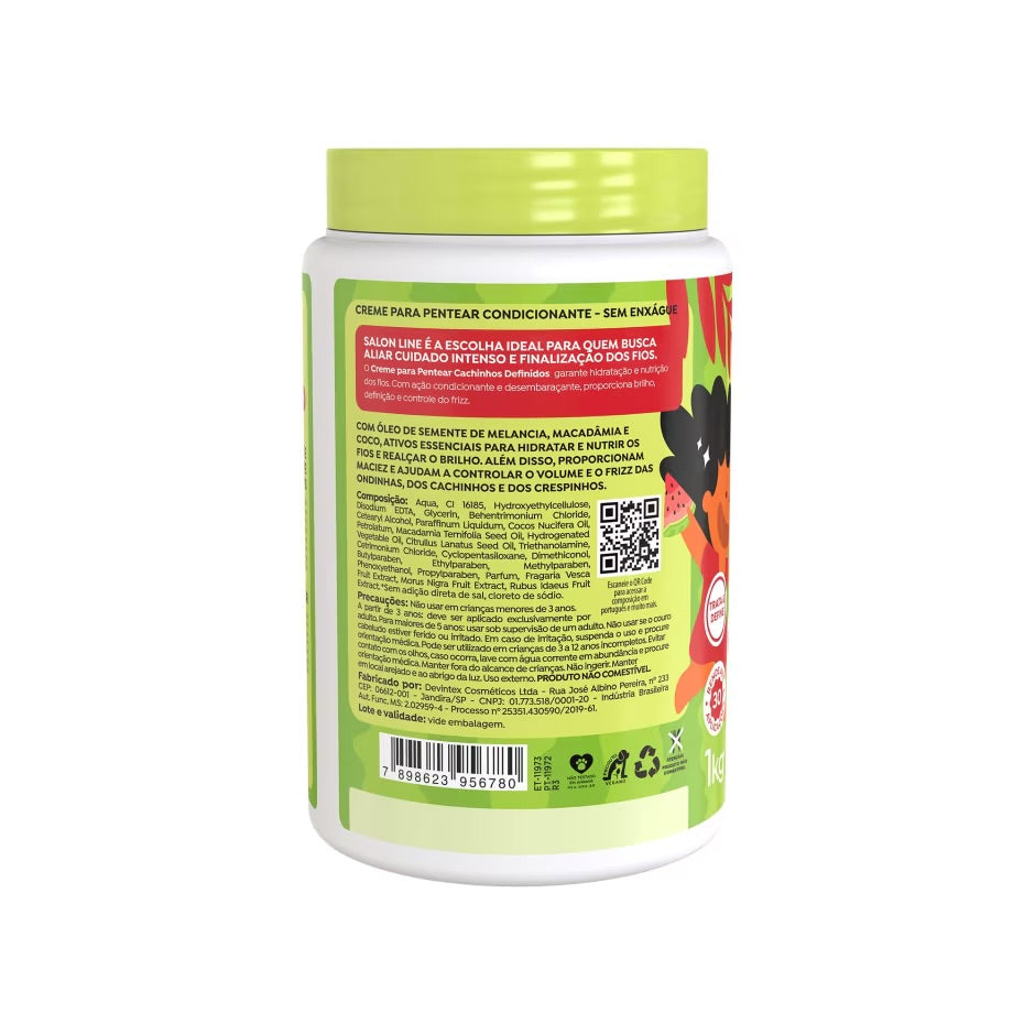 Crema para Peinar Melancia Kids Salon Line 1kg