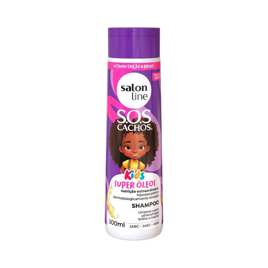 Shampoo Kids Sos Cachos Nutrición Salon Line 300ml