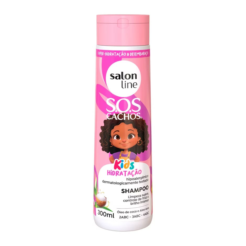 Shampoo Sos Cachos Kids Hidratación Salon Line 300ml