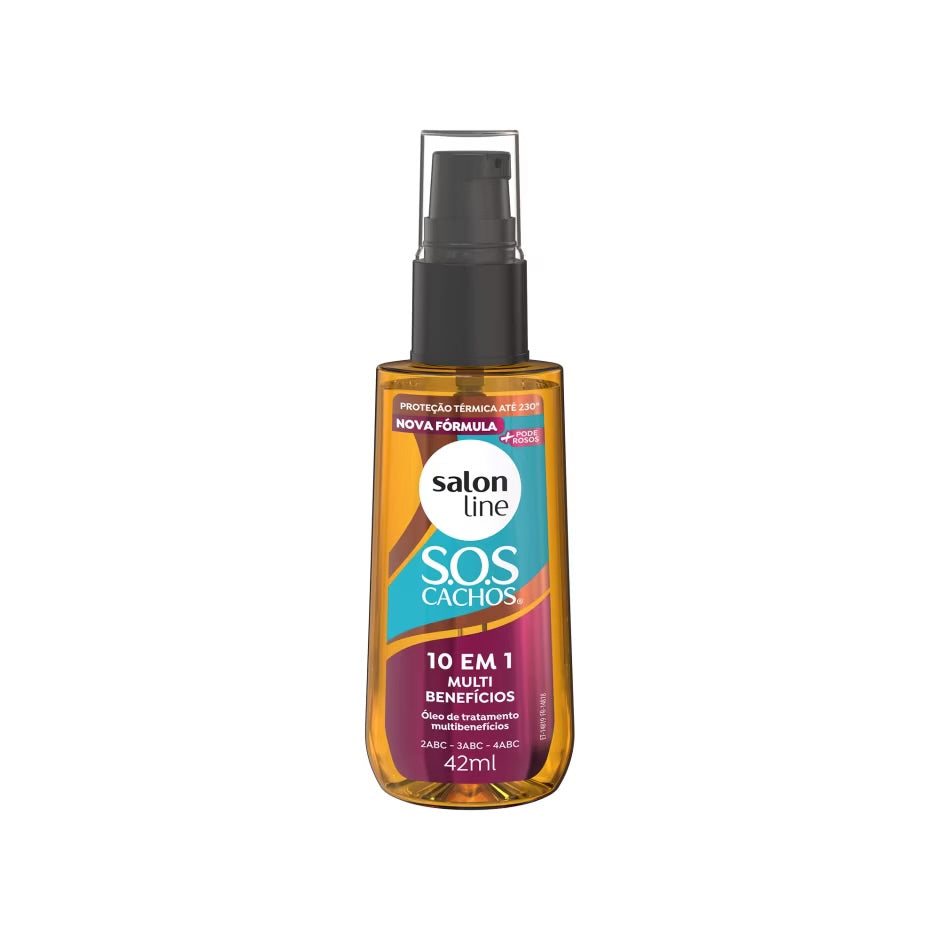 Salon Line S.O.S Cachos Óleo 10 en 1 - Reverso ingredientes