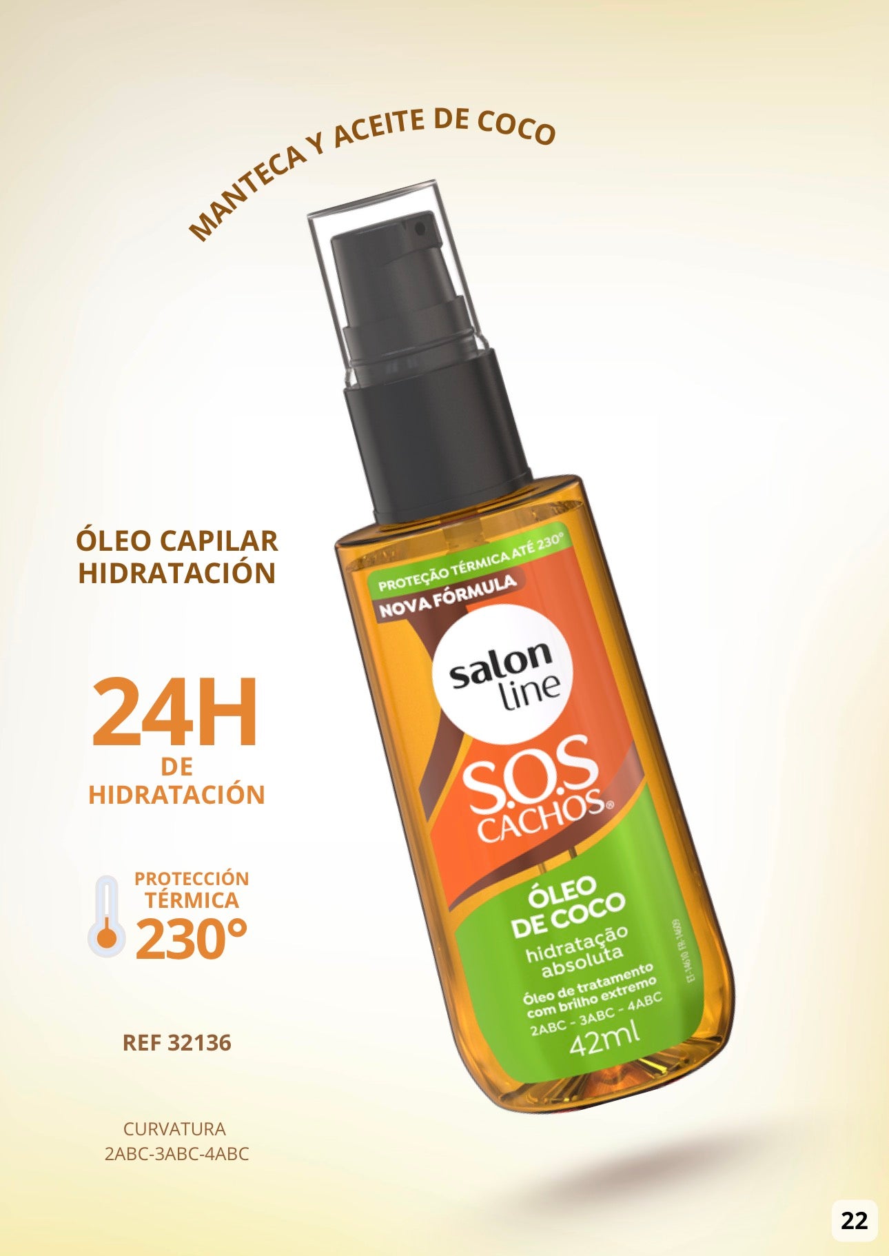 Óleo de tratamiento Salon Line Coco 42ml