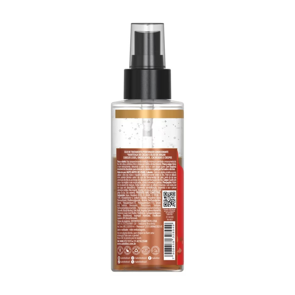 Oleo de tratamento perfumado Chocolate 120ml