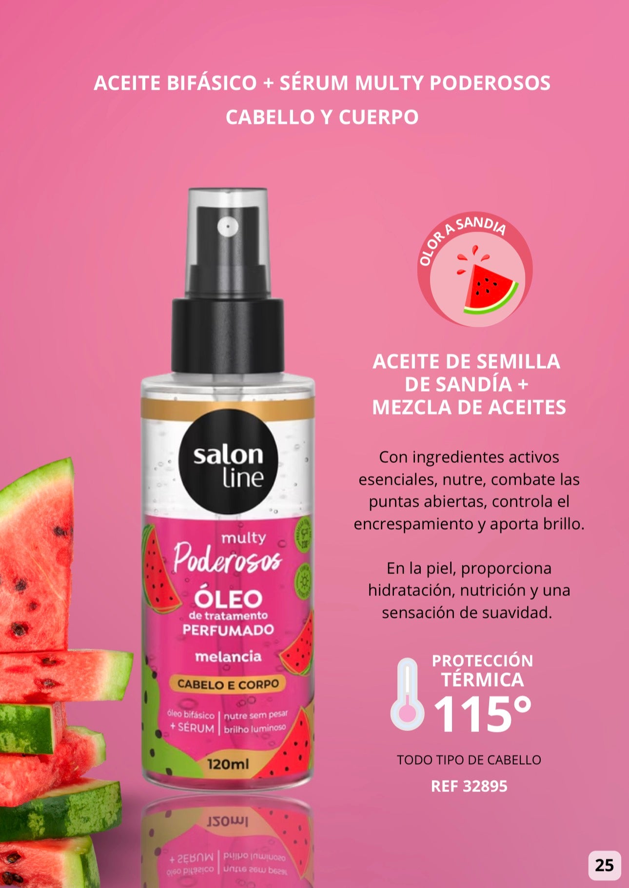 Oleo de tratamento perfumado Multy Poderosos 120ml