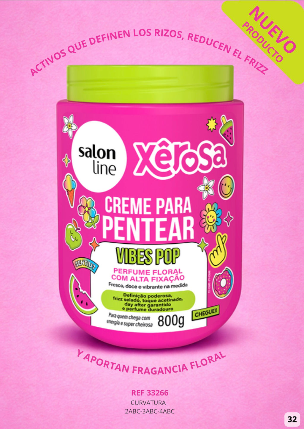 Crema para peinar Salon Line Vibes Pop 800gr