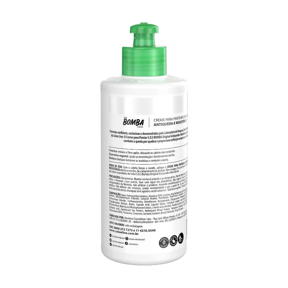 Crema para Peinar Bomba Anticaída Salon Line 300ml