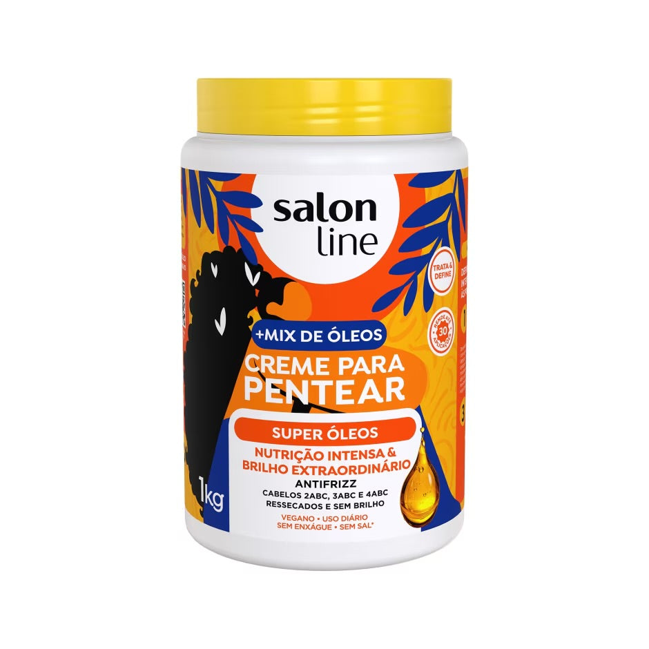 Crema para Peinar Súper Óleos Salon Line 1kg