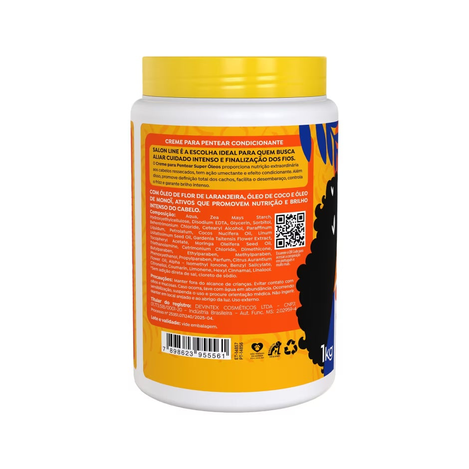 Crema para Peinar Súper Óleos Salon Line 1kg