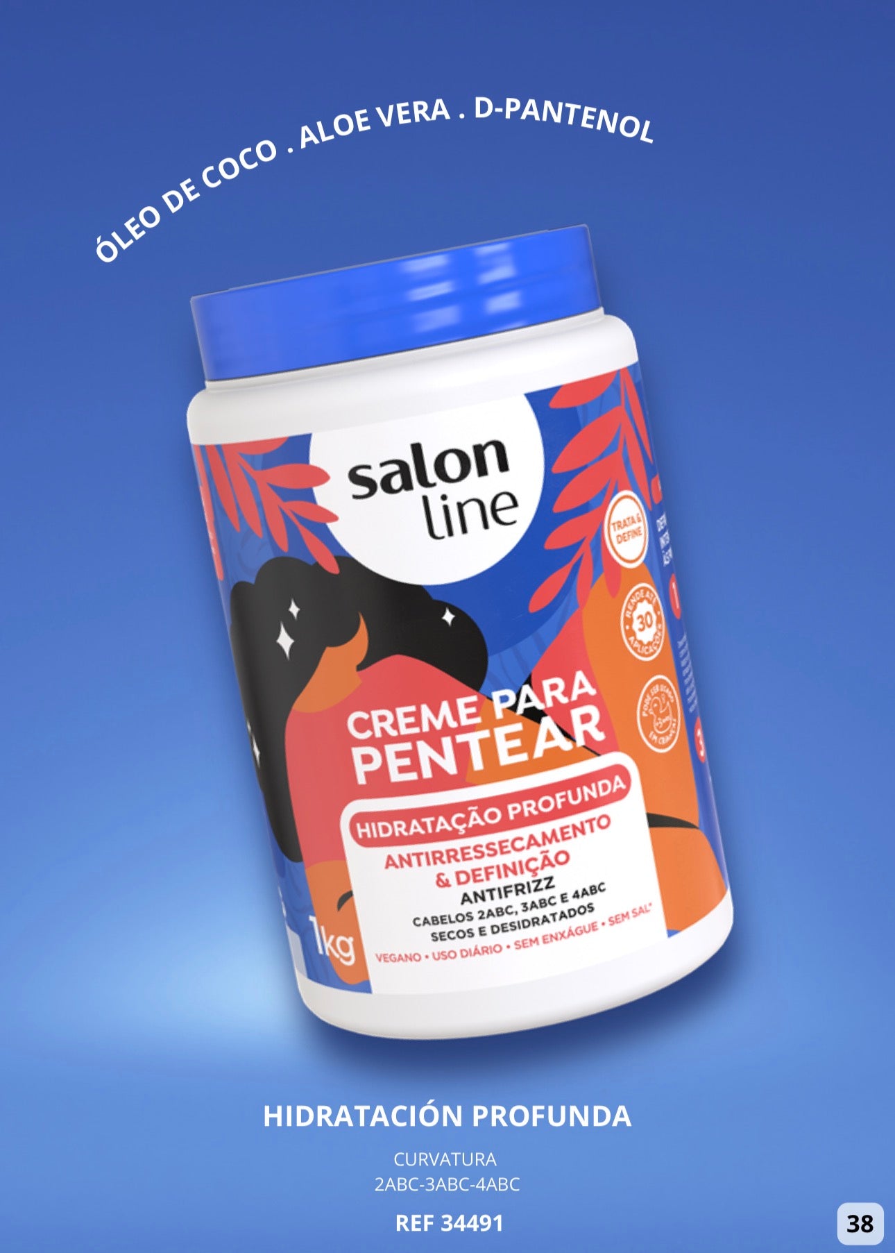 Crema para Peinar Hidratación Profunda Salon Line 1kg