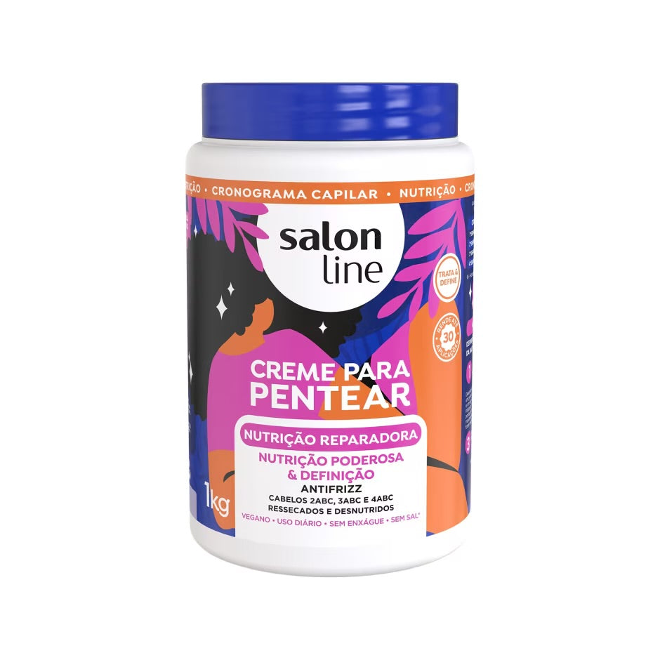 Crema para Peinar Nutrición Reparadora Salon Line 1kg