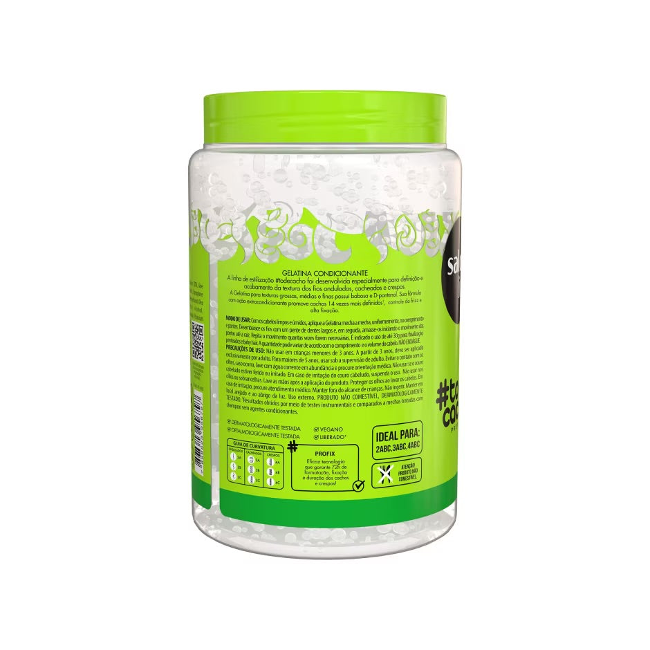 Gelatina #Todecacho Definição Fixação Salon Line 1kg