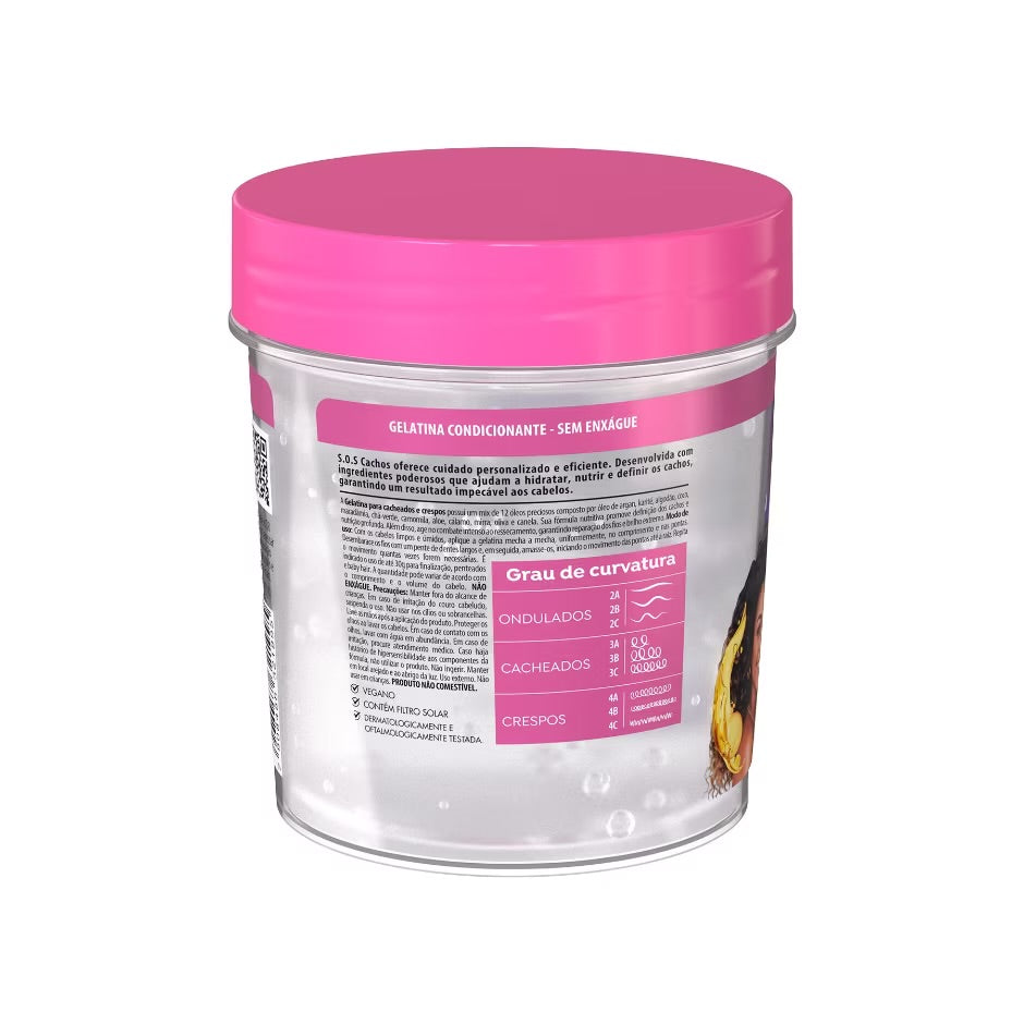 Salon Line Gelatina Super Óleos - Reverso modo de uso