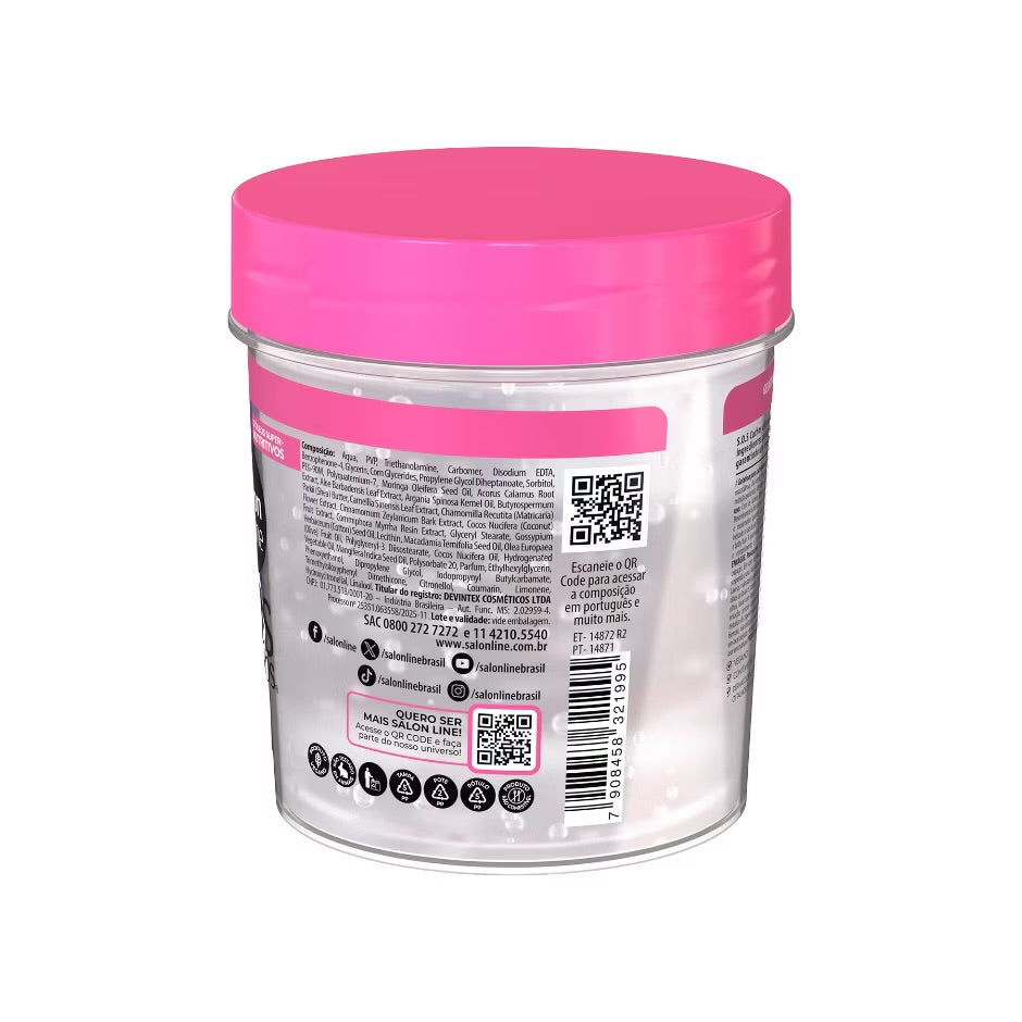Salon Line Gelatina Super Óleos - Reverso ingredientes