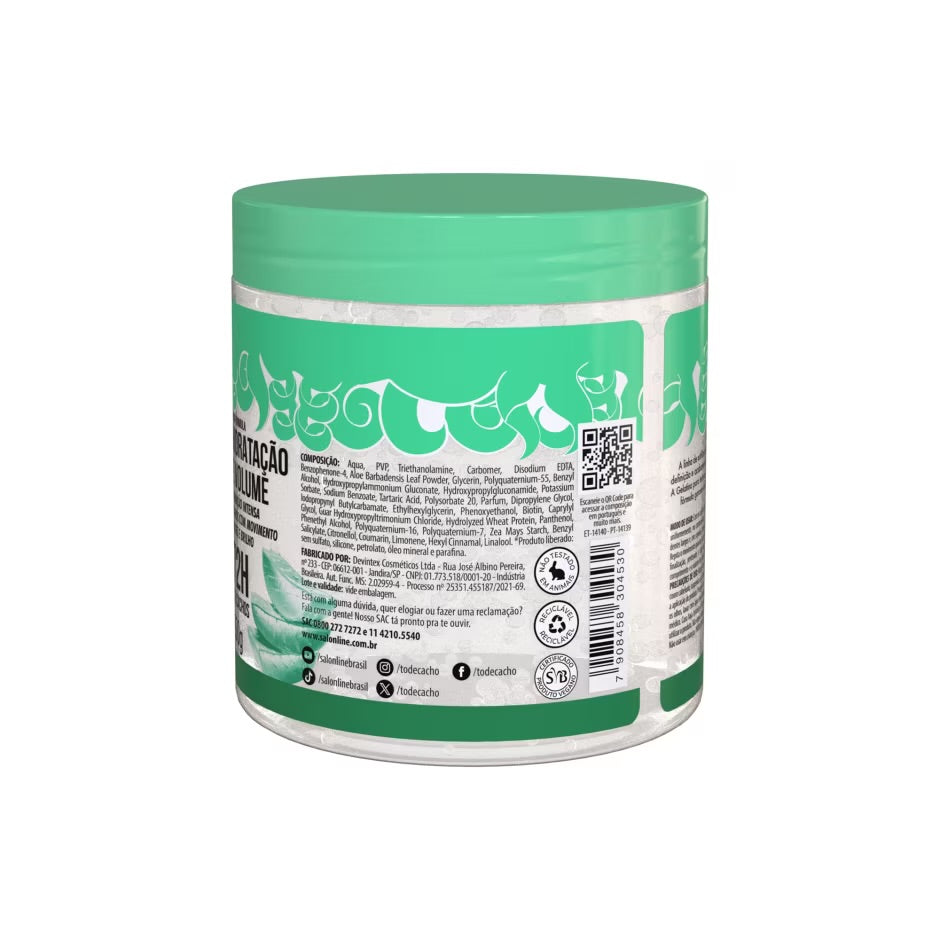 Gelatina #Todecacho Volumão E Hidratação Babosa Salon Line 550gr