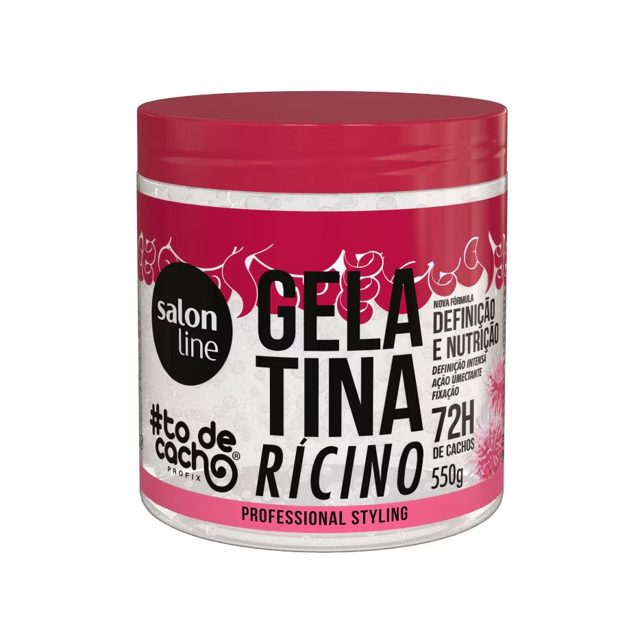 Gelatina #Todecacho Definição E Nutrição Ricino Salon Line 550gr