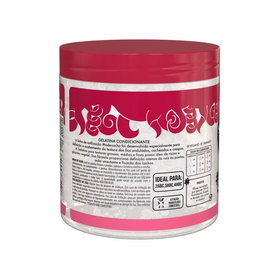 Gelatina #Todecacho Definição E Nutrição Ricino Salon Line 550gr