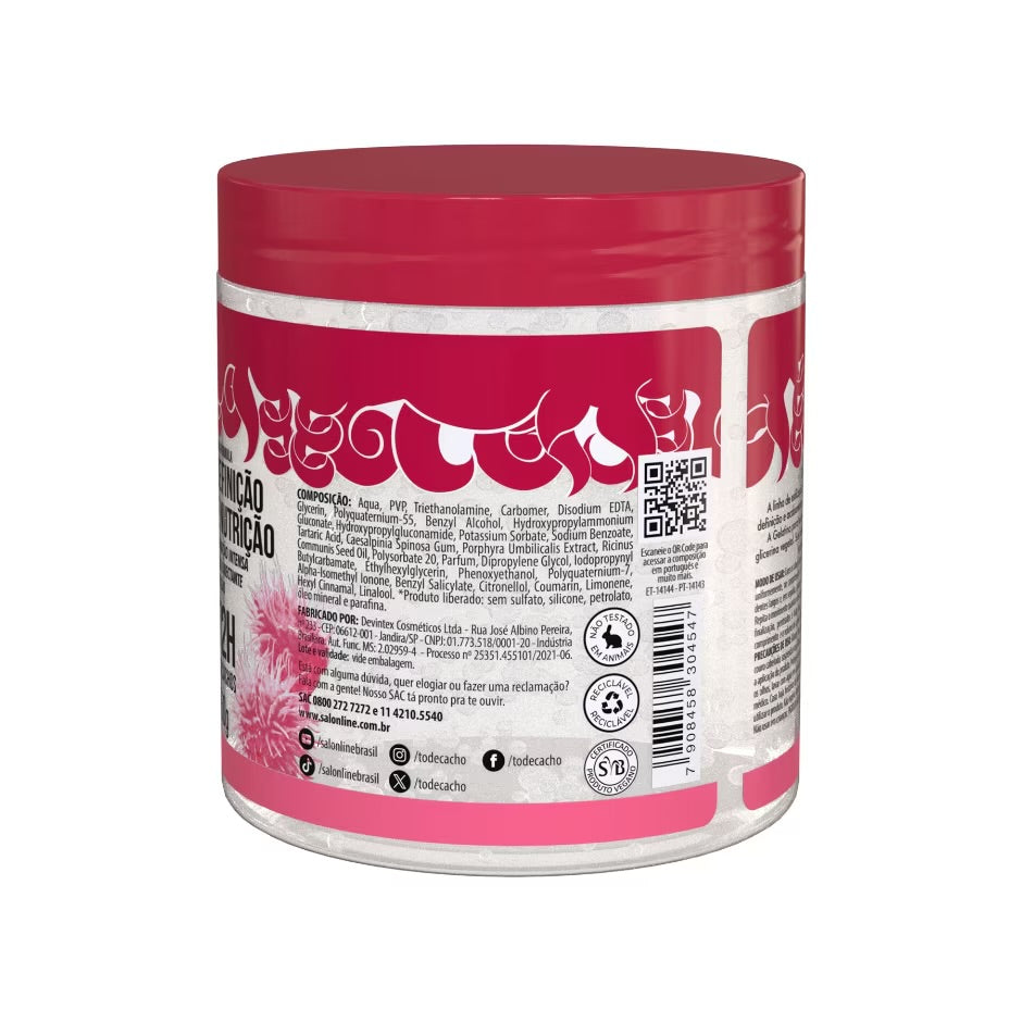 Gelatina #Todecacho Definição E Nutrição Ricino Salon Line 550gr