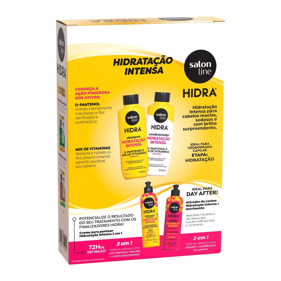 Kit Hidra Hidratación Intensa Salon Line 2pzas