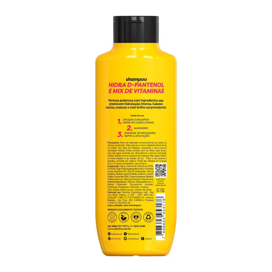 Kit Hidra Hidratación Intensa Salon Line 2pzas