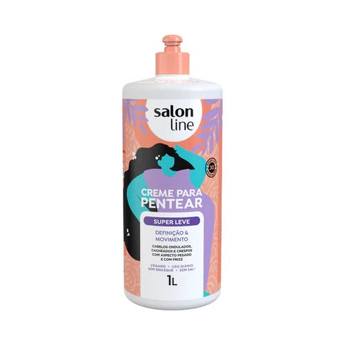 Crema para Peinar Super Leve Salon Line 1L
