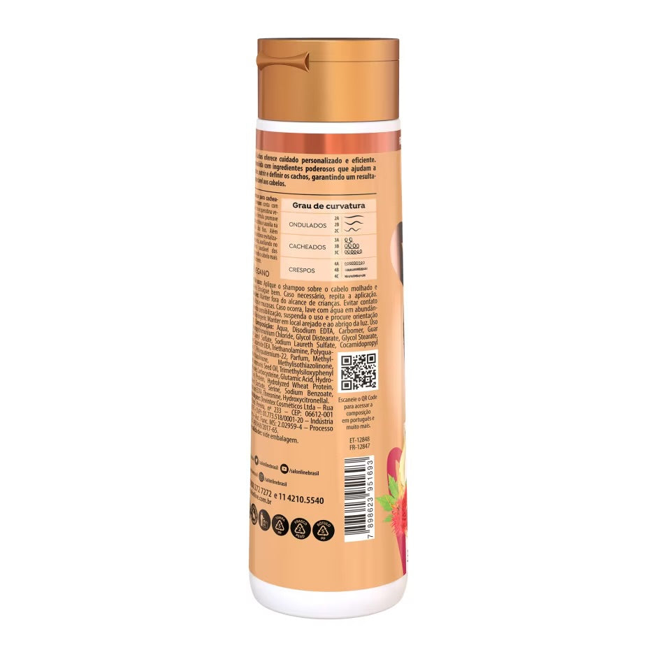 Shampoo SL SOS Cachos oleo Ricino 300ML