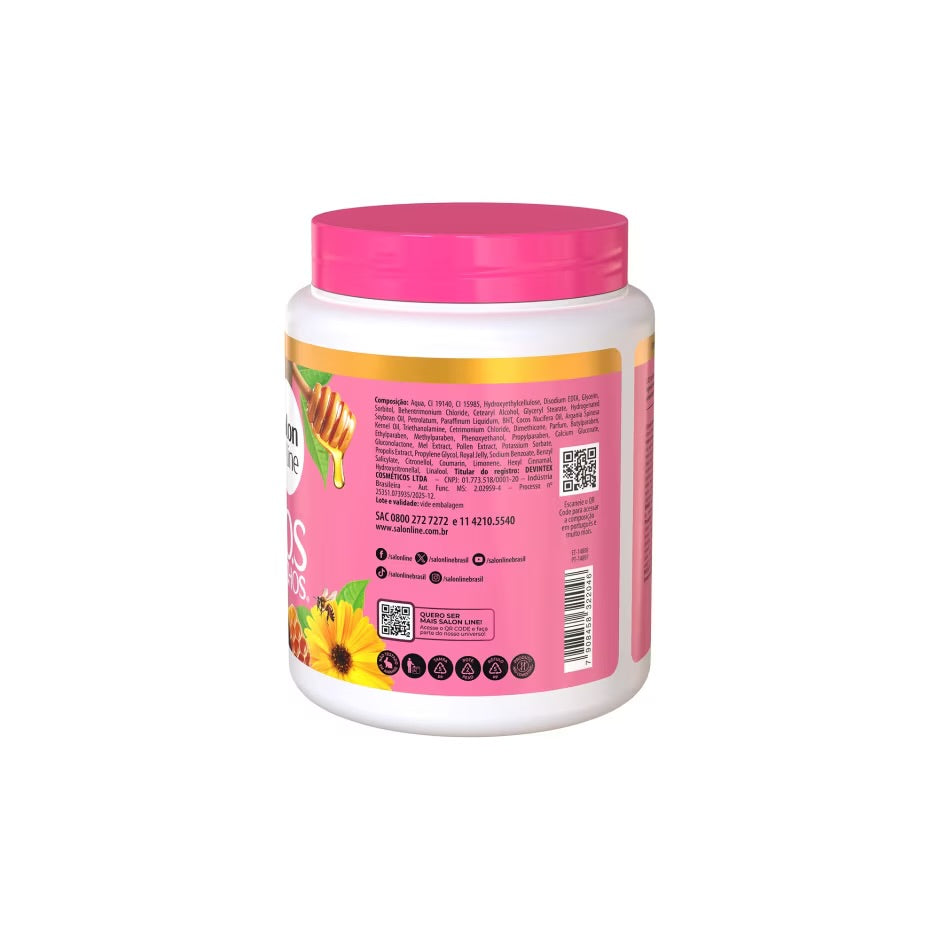 Ativador de Cachos SOS Cachos Mel e Óleo de Argan 1kg