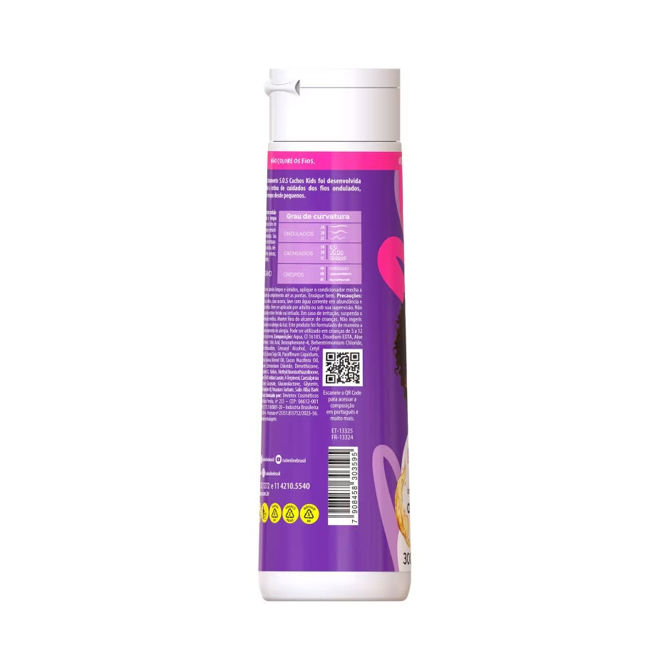 Acondicionador Kids SOS Cachos nutrición Salon Line 300ml