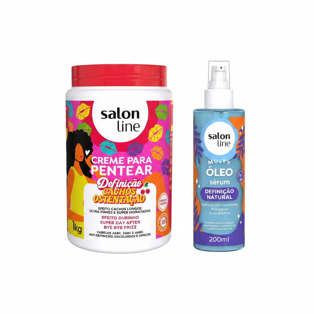 Salon Line - Creme Para Pentear + Óleo Sérum